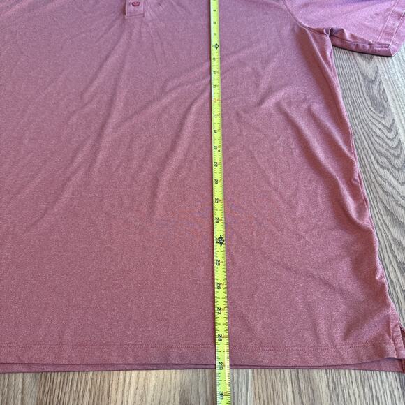 Matte Grey Hous of Grey Polo Shirt Mens XL Red Short Sleeve Active Golf - Picture 3 of 8